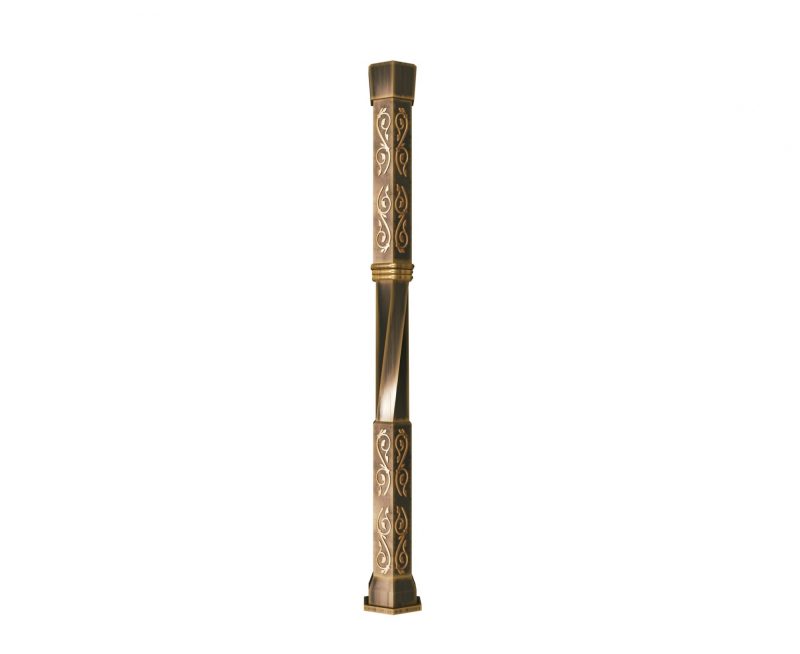 Trụ cầu thang nhôm đúc Buckingham Double | PIL-140