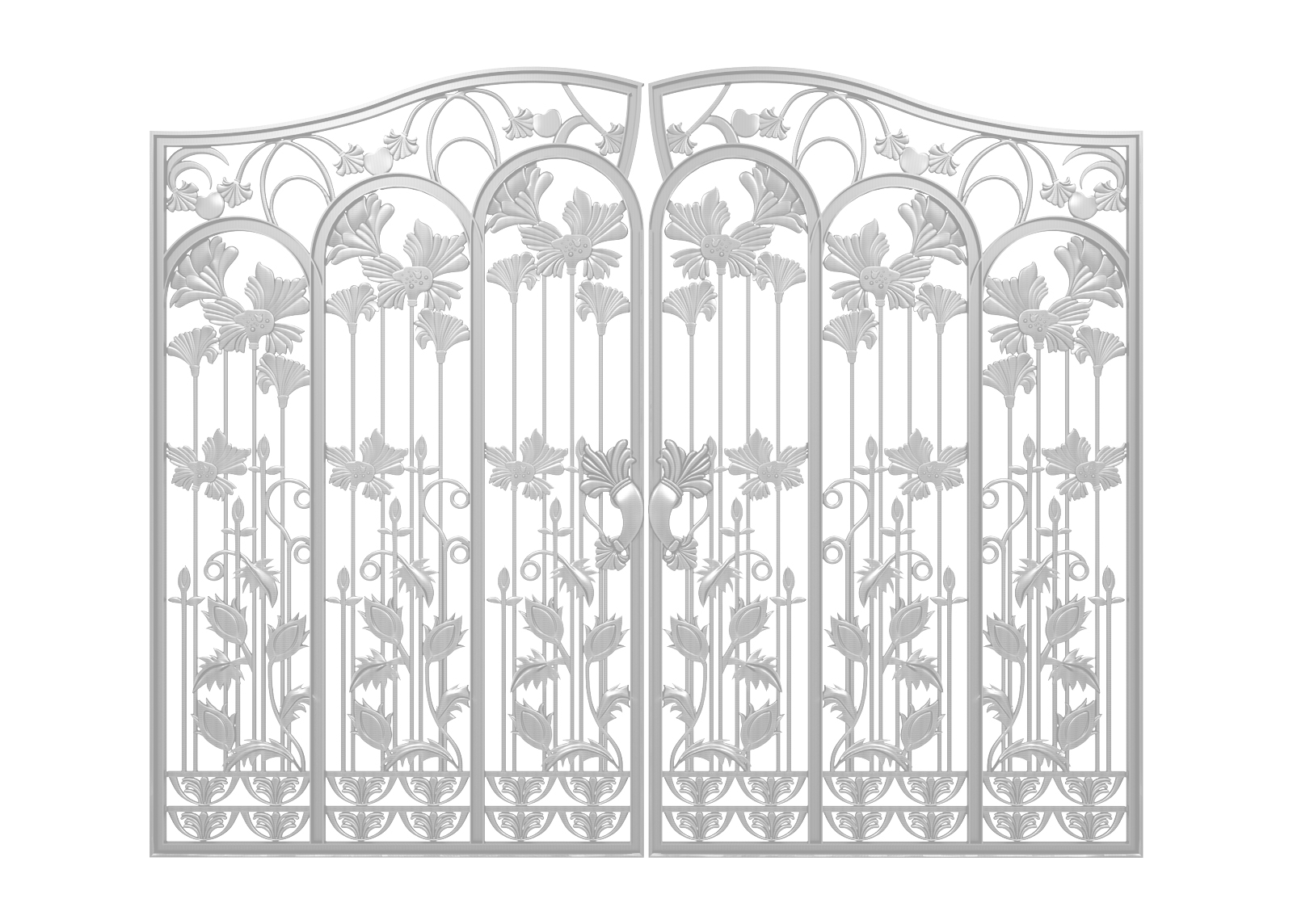 Cổng nhôm đúc Virgo | GAT-220 - Ảnh 7