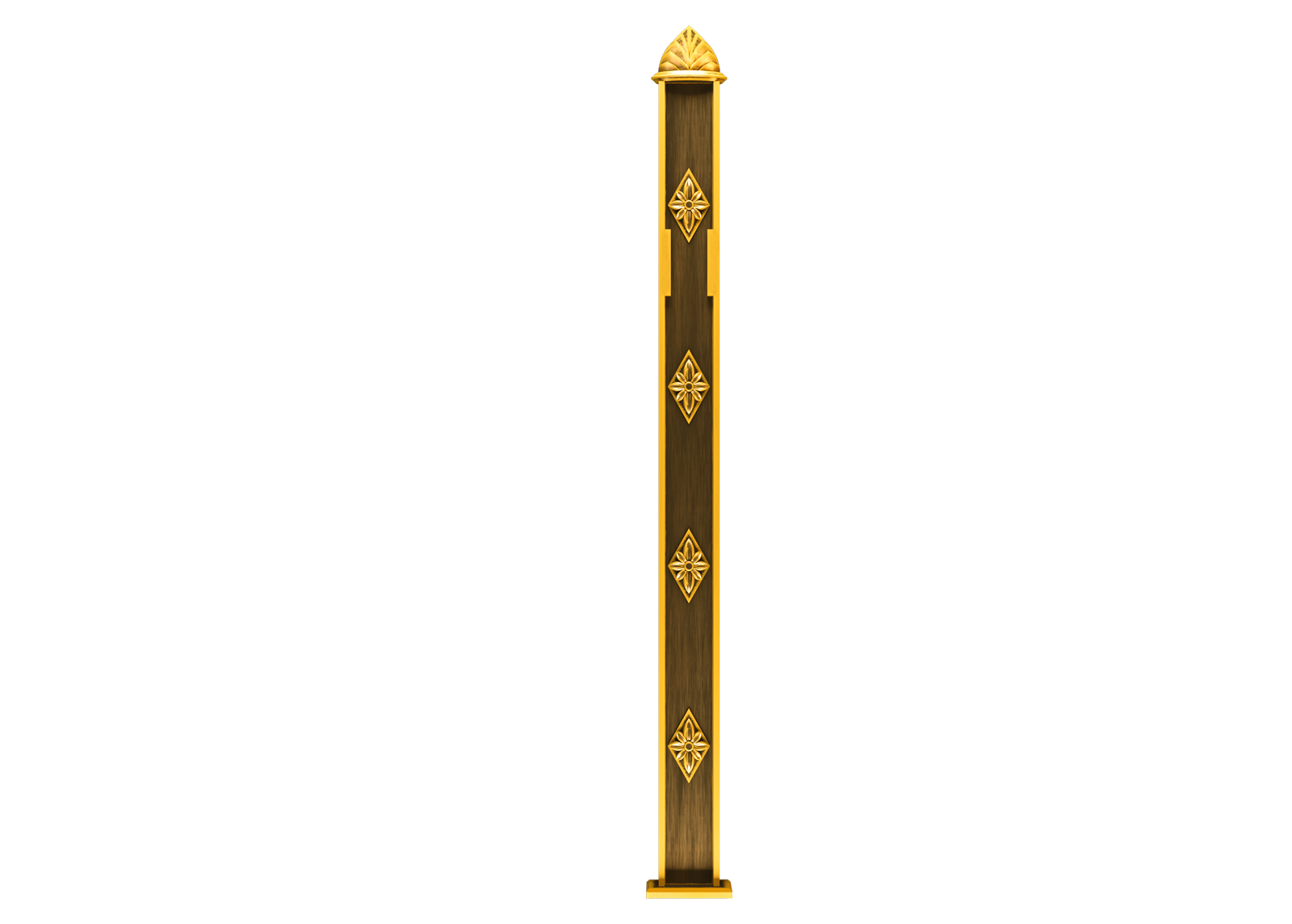 Trụ hàng rào nhôm đúc Cross | PIL-161 - Ảnh 4