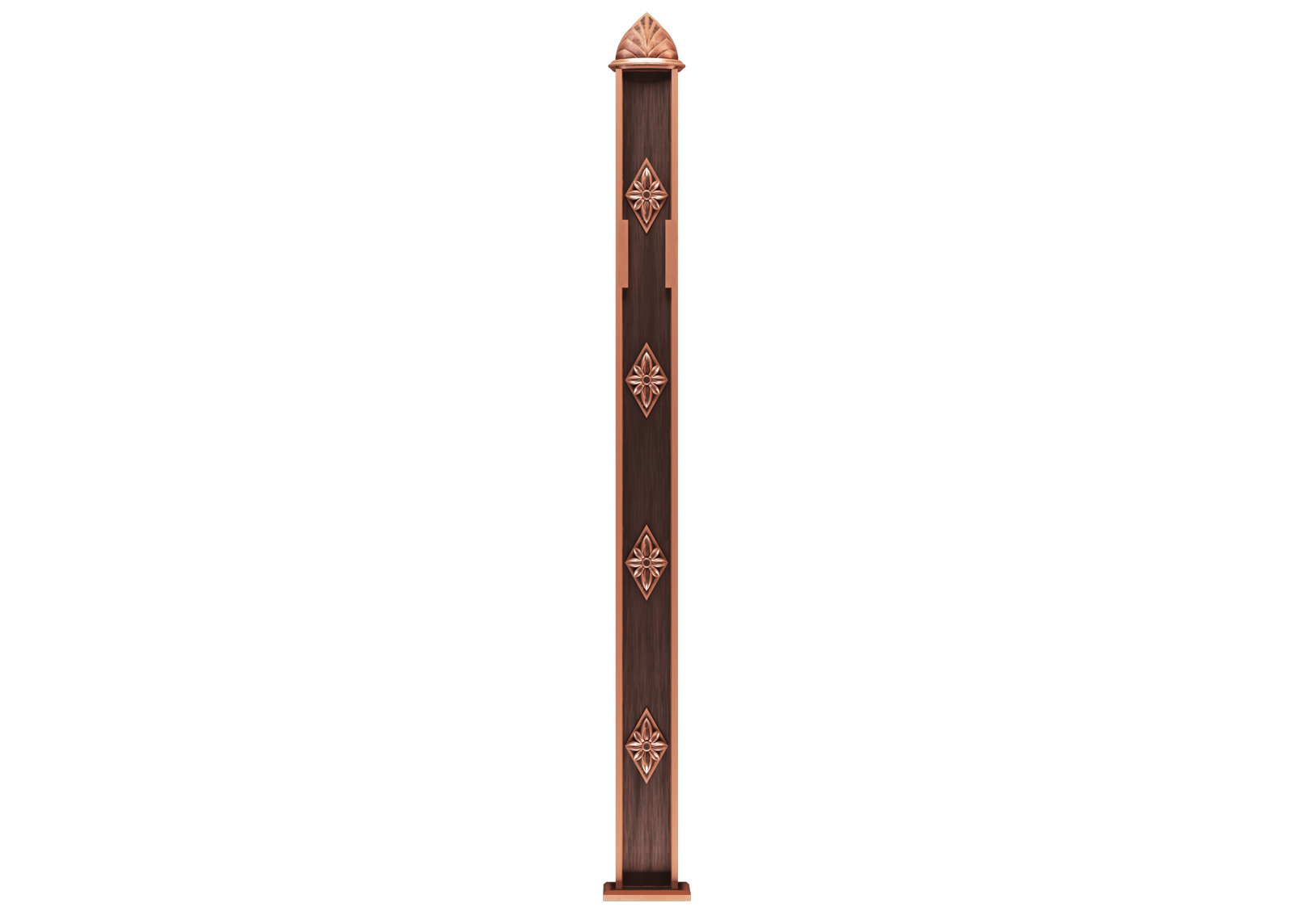 Trụ hàng rào nhôm đúc Cross | PIL-161 - Ảnh 5