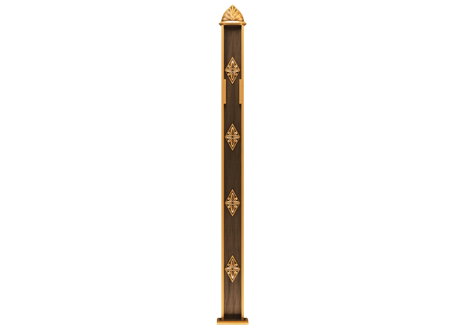 Trụ hàng rào nhôm đúc Cross | PIL-161