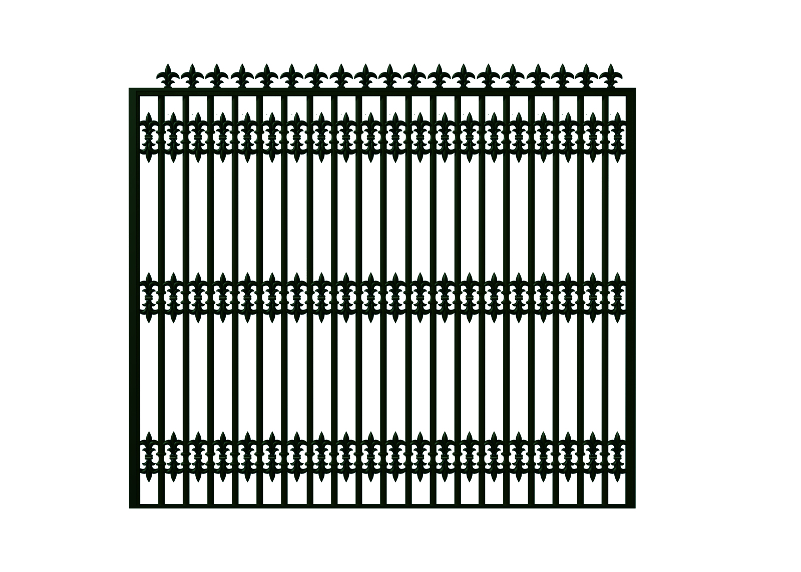 Hàng rào nhôm đúc Lux | PAN-836 - Ảnh 6