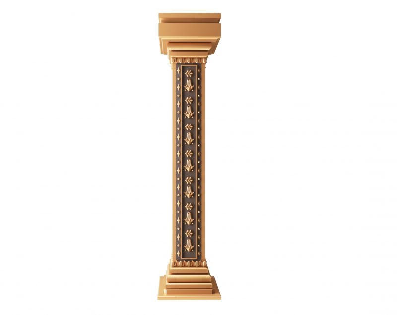 Trụ cầu thang nhôm đúc Latana | PIL-155