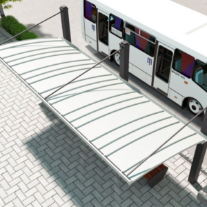 Mái che nhôm đúc bến xe bus | MC-01 - Ảnh 4