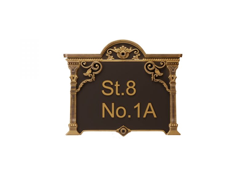 Biển số nhà nhôm đúc | ALP-006