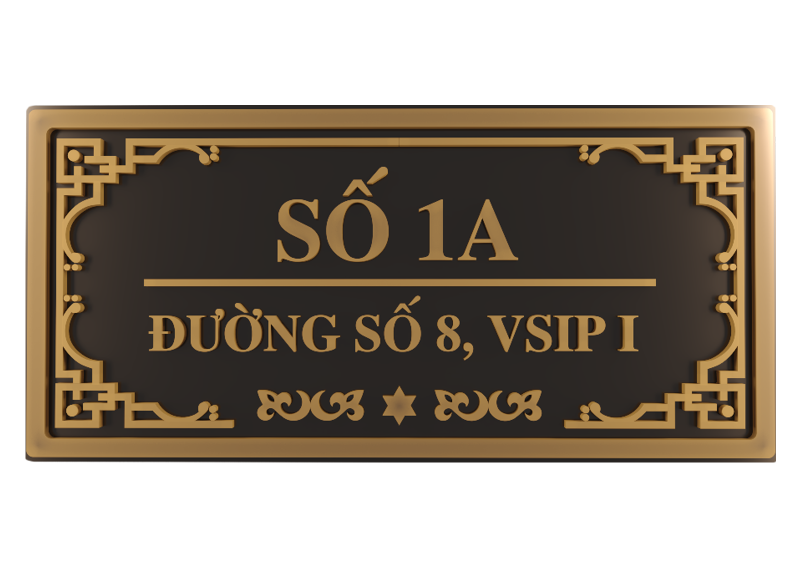 Bảng số nhà mẫu 02 | ALP-011