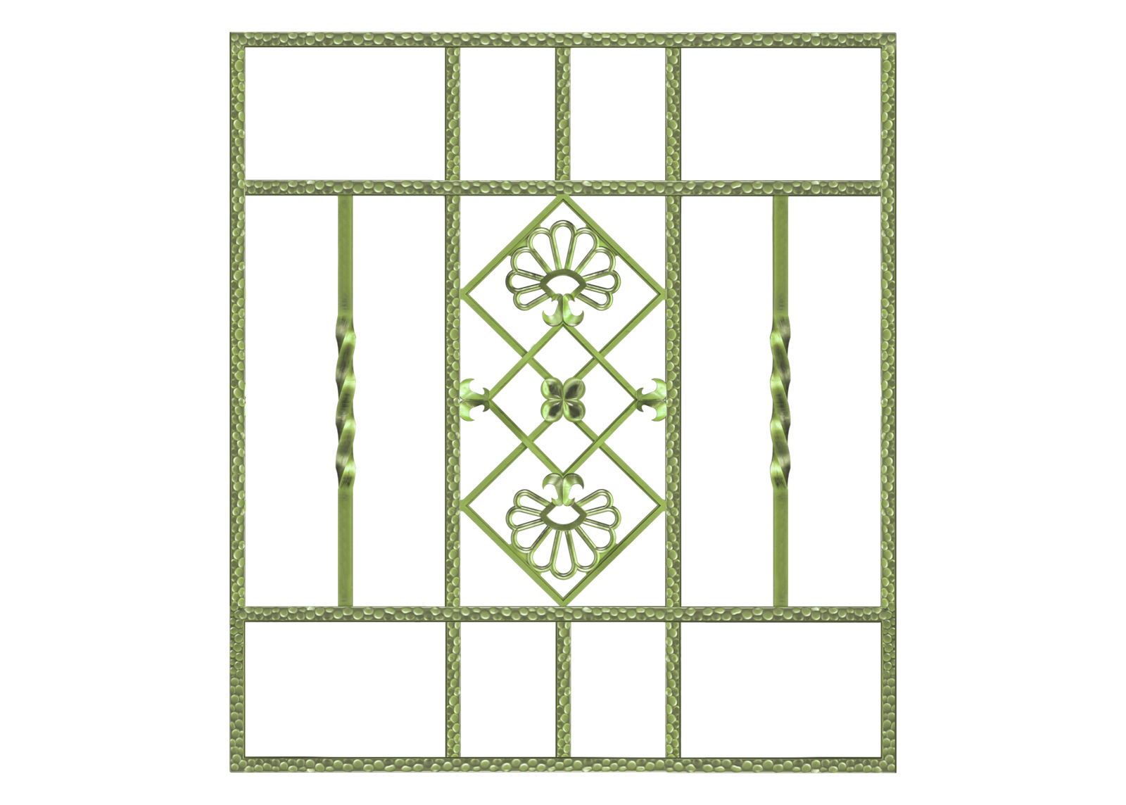 Ô gió - hoa văn cửa sổ Rick | PAN-430 - Ảnh 4