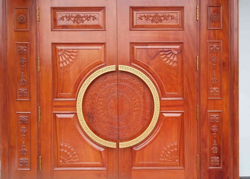 Tay nắm cửa hoa văn trống đồng | TN-01