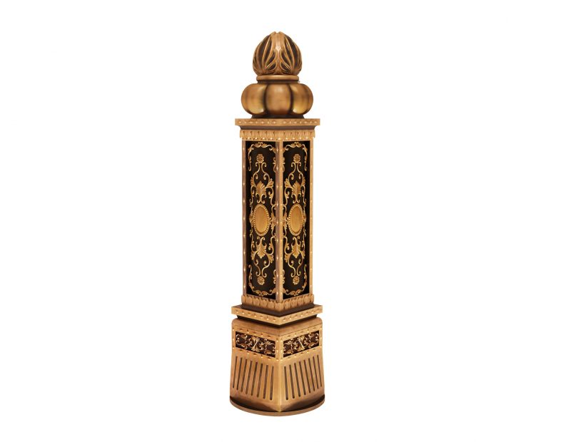 Trụ cầu thang nhôm đúc Vega | PIL-134