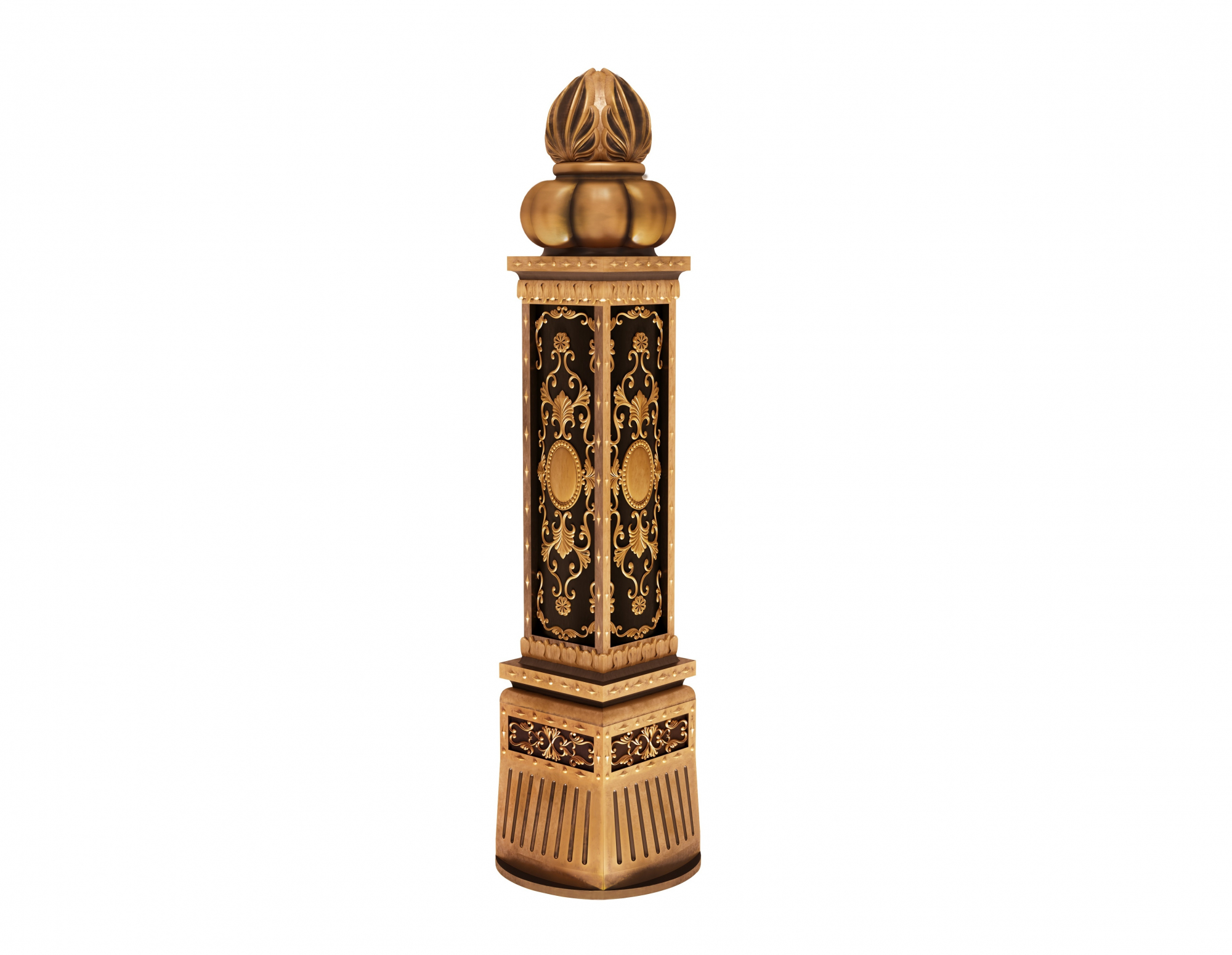 Trụ cầu thang nhôm đúc Vega | PIL-134